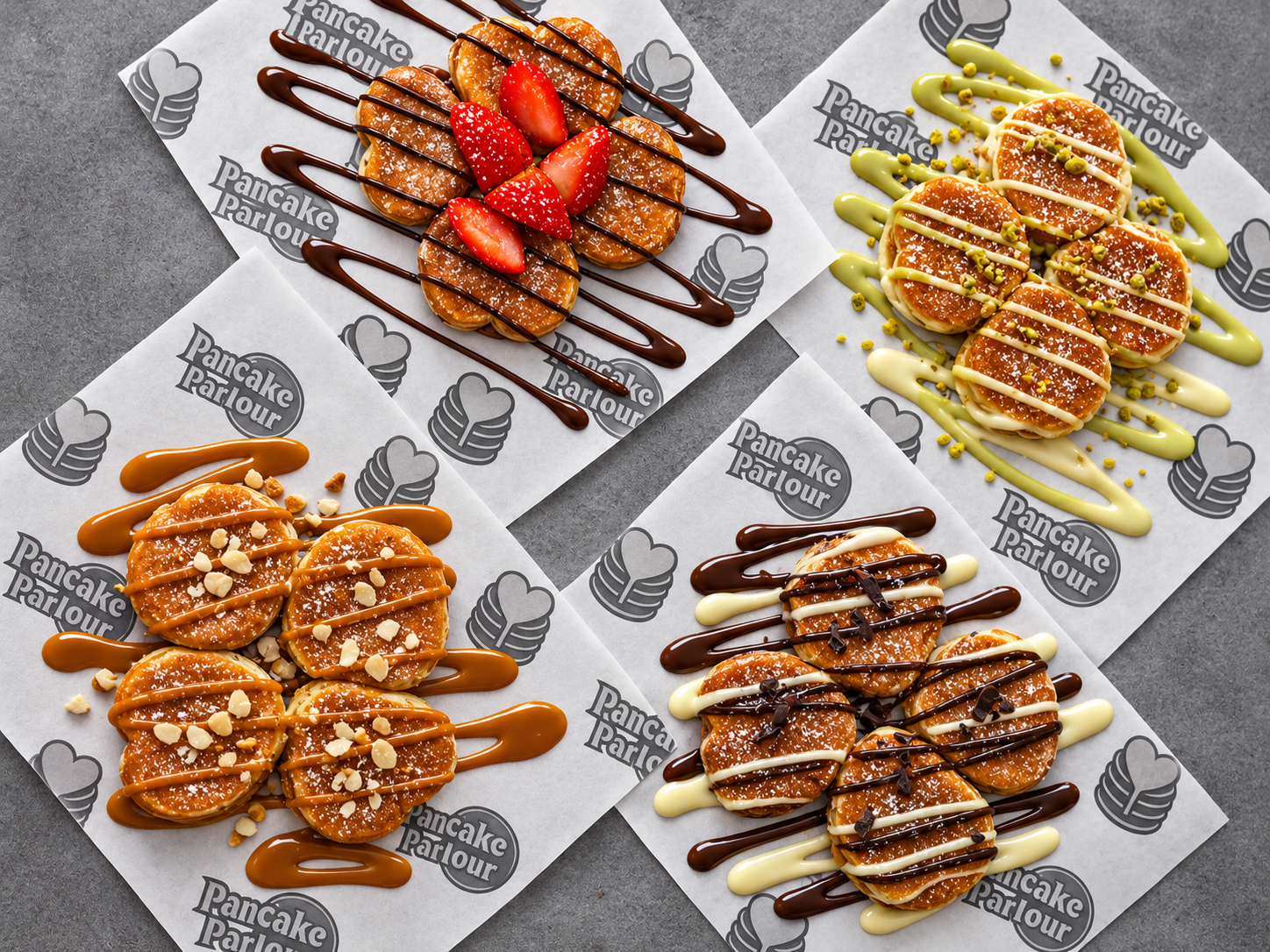 A selection of Pancake Parlour creations